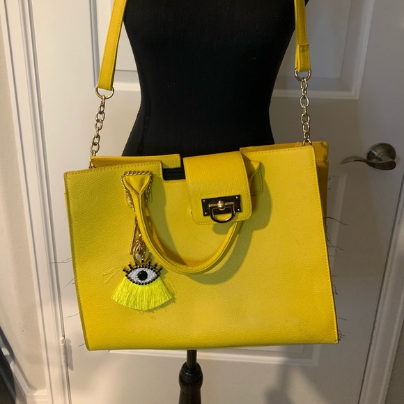 yellow handbags primark